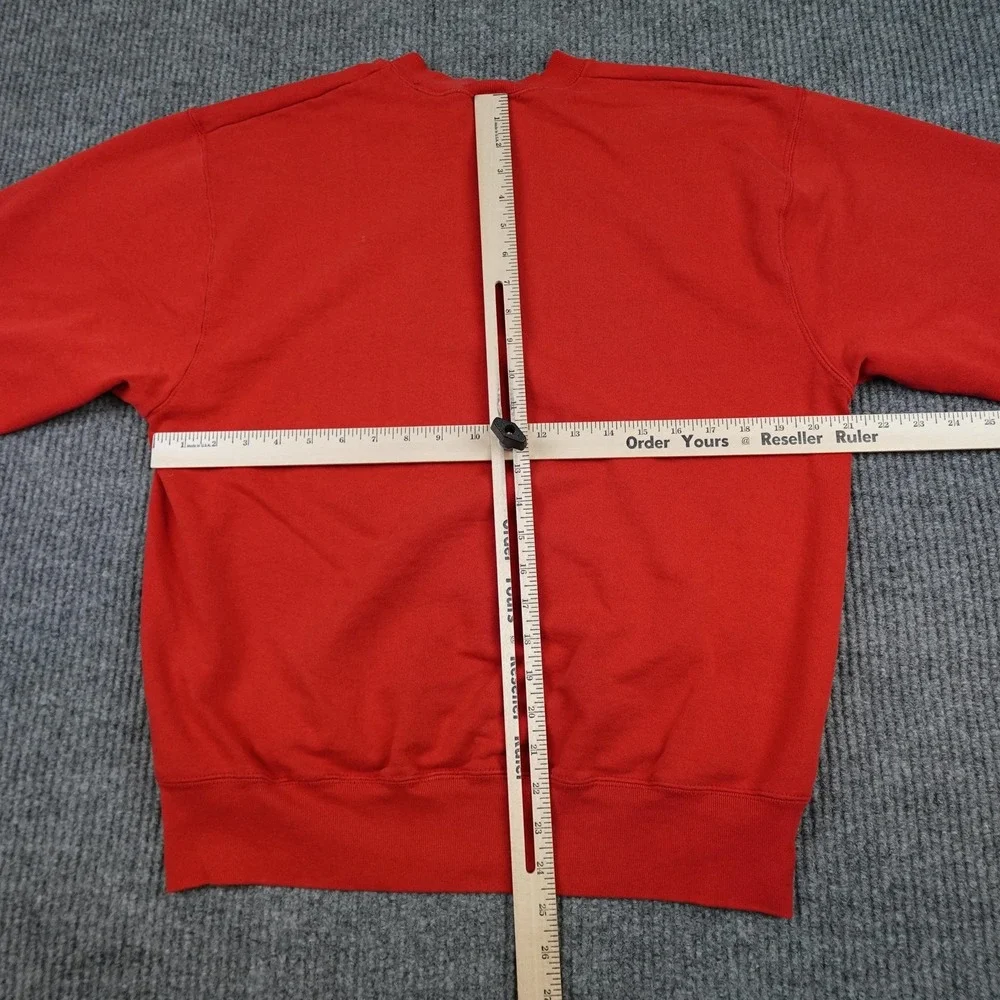 Vintage Wisconsin Badgers Sweatshirt Mens Large Red Rose Bowl Pro Player 90s